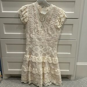 NWOT Sea New York ivory lace dress size 6
